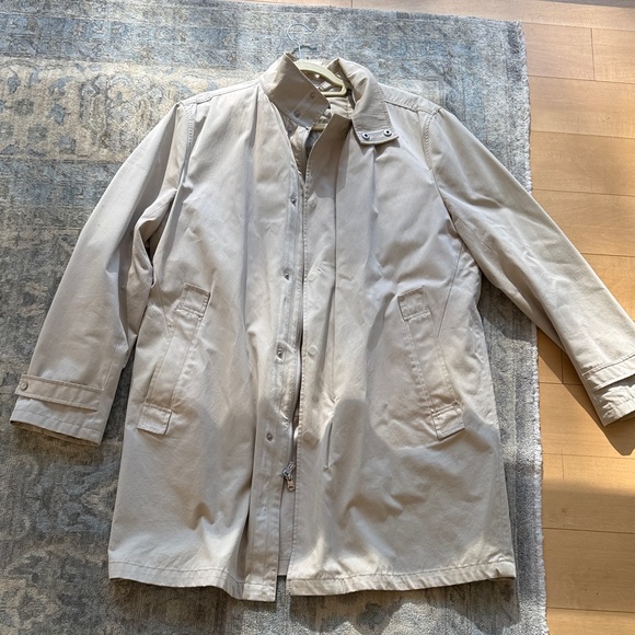 Theory Other - Theory men’s Tan Trench Raincoat XL